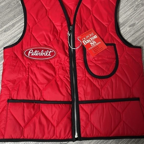 NWT Vintage Peterbilt Trucker Vest - Picture 2 of 7
